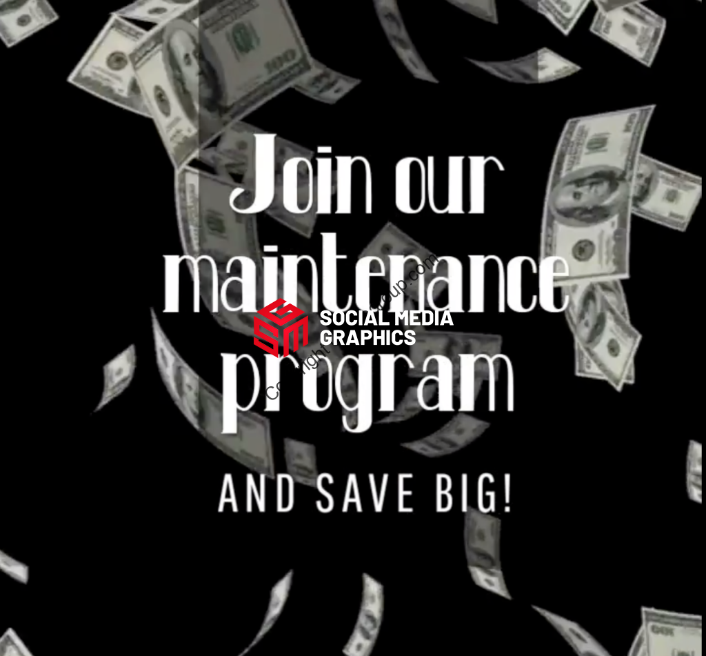 Join our Maintenance Program